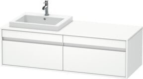 Duravit Waschtischunterschrank Ketho in Weiß Matt, Wandmontage, B/T/H: 140 x 55 x 42,6 cm - Bild 1