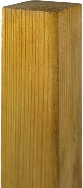 GartenLand Pfosten Gerade Gekappt aus Kiefer Holz in Grün B/T/H: 9 x 9 x 240 cm - Bild 1