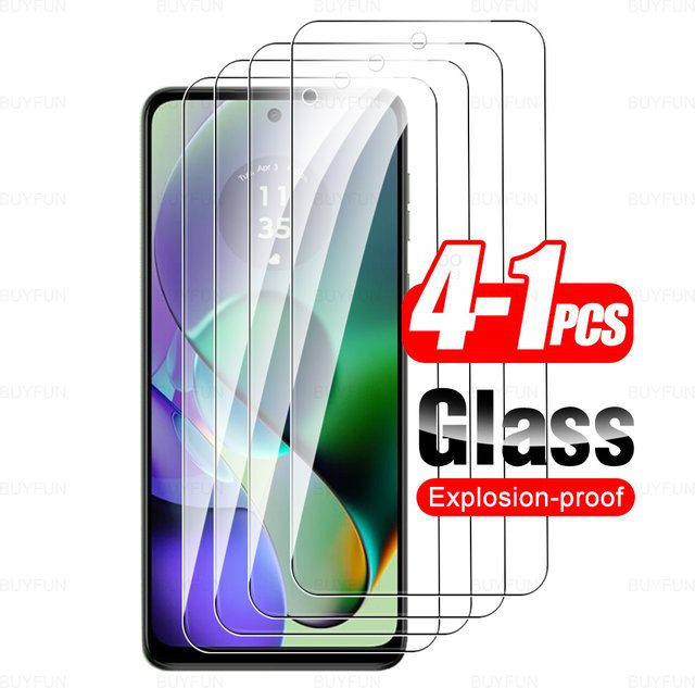 Motorola HD Glas Displayschutzfolie transparent für Moto G54 G14 G34 G84 G04 G04s G24 Power 4G G75 G55 G45 G35 G15 G05 G06 G56 G86 5G - Bild 1