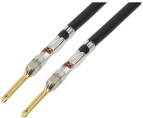 Molex Crimpkontakt mit Litze 216302-1226 Bulk in Schwarz und Gold - Bild 1