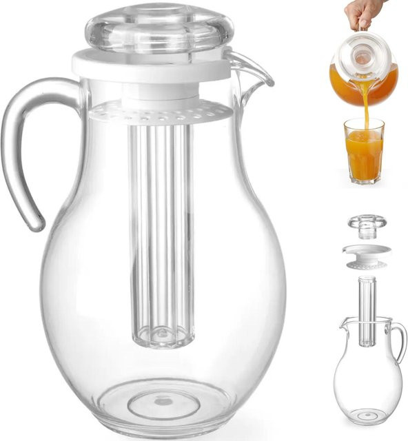 Hendi Kühlkrug mit Eiskern und Deckel, transparent, 3 l - Bild 1