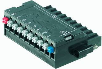 Weidmüller Buchsengehäuse-Kabel BL/SL, Polzahl: 10, Farbe: Schwarz, Rastermaß: 3,50 mm, Artikelnummer: 1938010000 - Bild 1