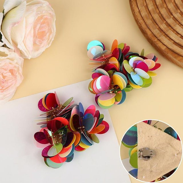 Keyamei Schuhclip, Blumen, Perlen, Acryl, Damen, beige - Bild 1