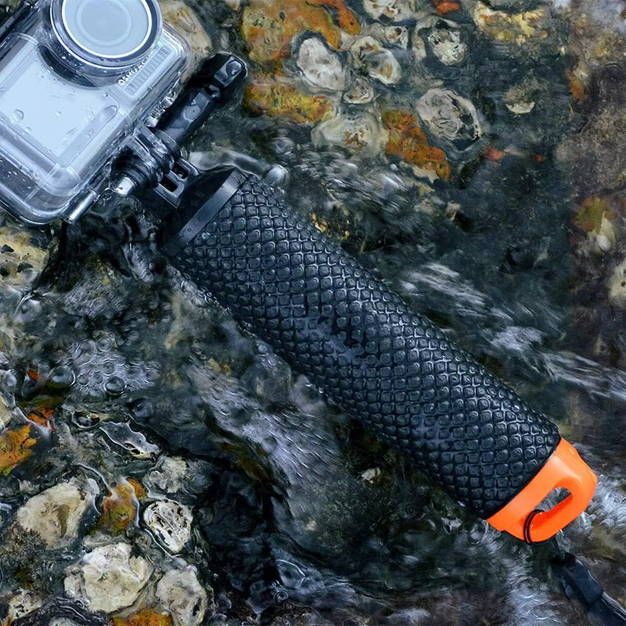 AKwing Schwimmender Handgriff-Halter für Action-Kameras in Schwarz - Bild 3