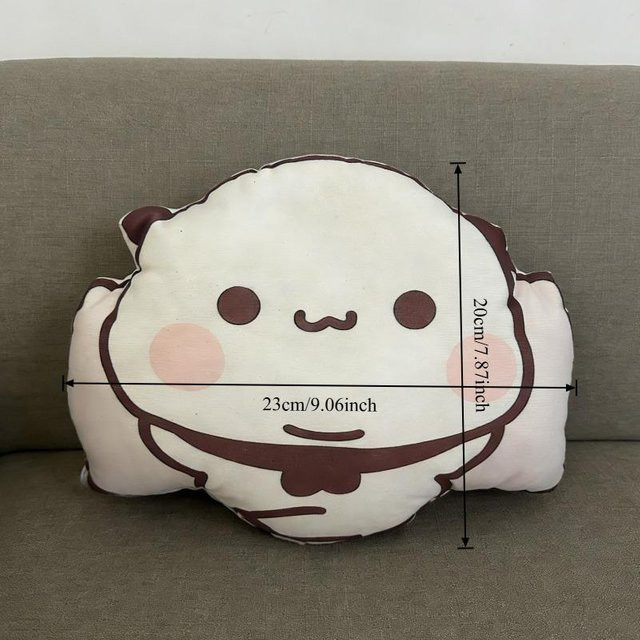 Linyi Toy Bubu Panda Plüschkissen Kawaii Anime Schlafbegleiter in Weiß - Bild 1