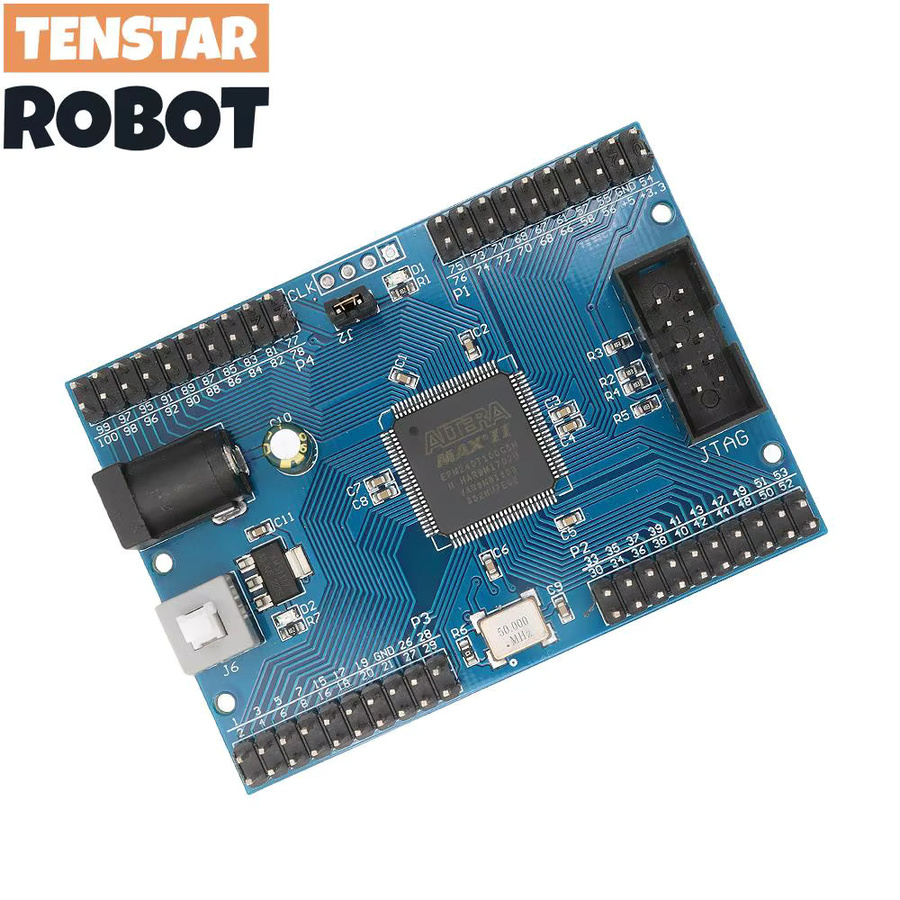 TENSTAR Altera MAX II EPM240 CPLD Development Board Experiment Board in Blau - Bild 2