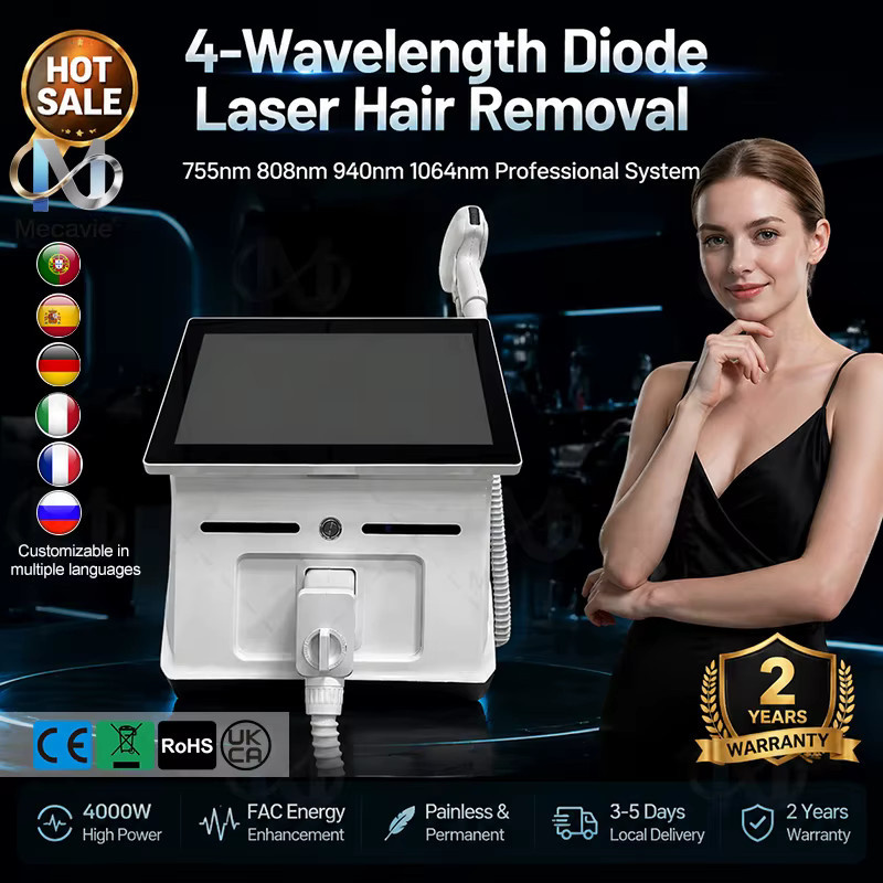 Emsnova Dioden-Eis-Titan-Laser Haarentfernungsgerät, Unisex, weiß - Bild 2