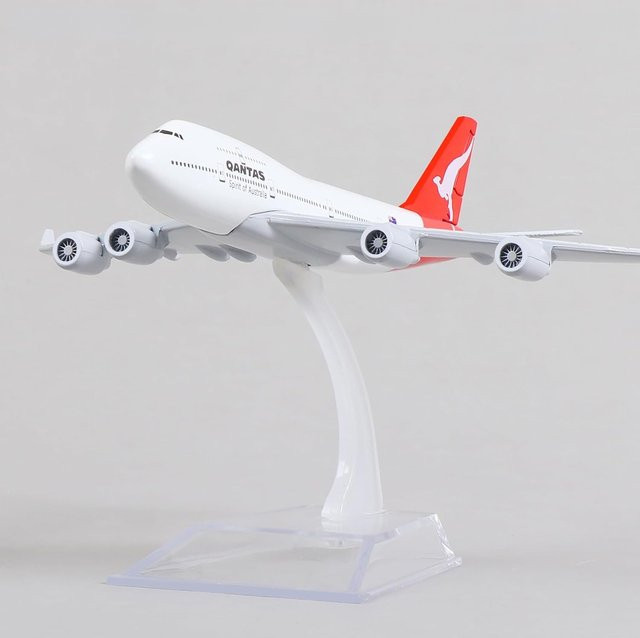 ZOCO Australien A380 Flugzeugmodell, 1:400, Metall, Weiß - Bild 1