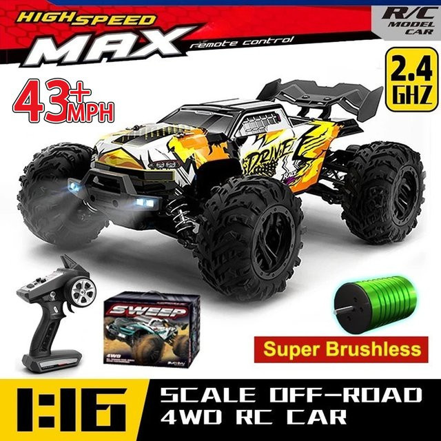 JIKEFUN 16101 /16102 PRO RC Offroad-Auto, 1:16, mit LED-Licht, Driftfunktion - Bild 1