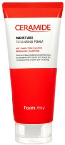 Farmstay Ceramide Feuchtigkeits-Reinigungsschaum, 180 ml - Bild 1