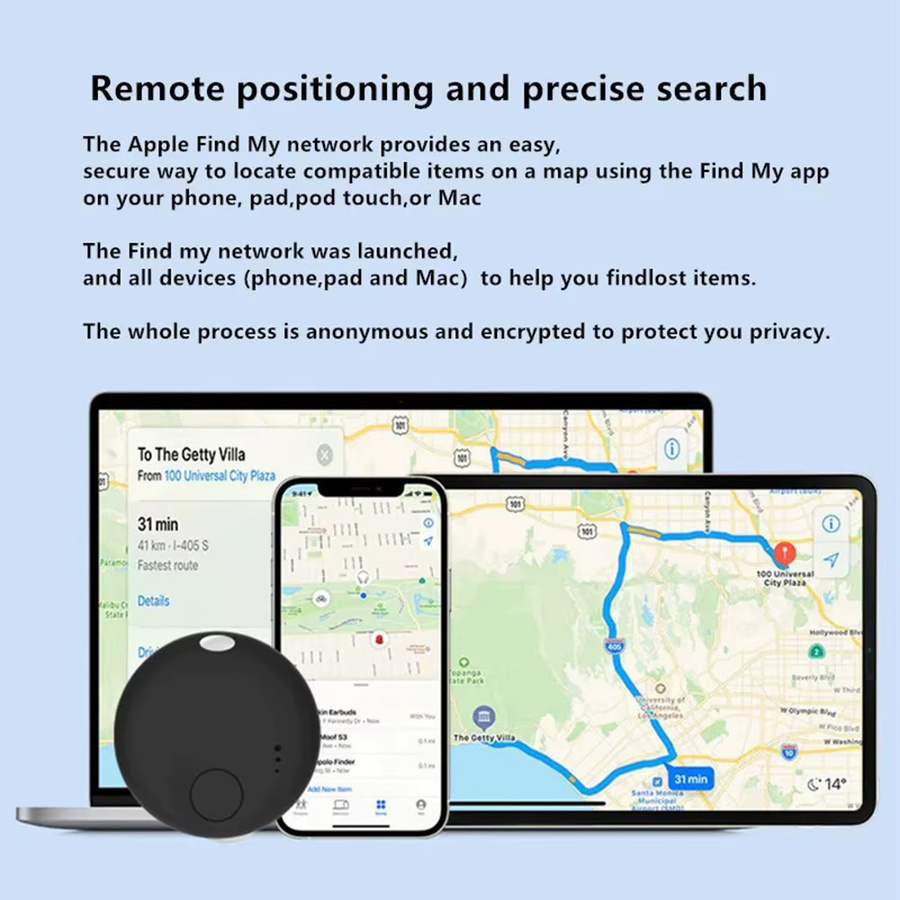 MRSVI GPS-Tracker Smart-Tags zur Ortung und gegen Verlust für Autoschlüssel, Haustiere und Kinder in Schwarz oder Weiß - Bild 6