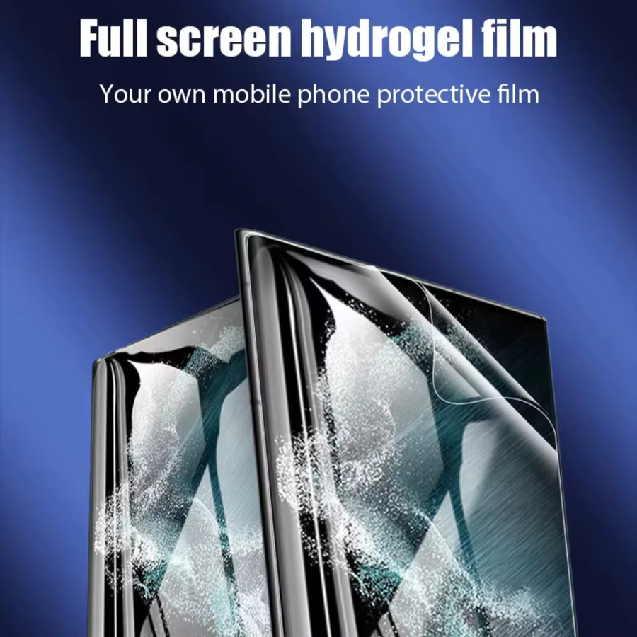 4 Stück Hydrogel-Displayschutzfolien für Samsung Galaxy S20 S21 S22 S23 S24 S25 S26 Ultra und S23 FE S24 Plus, transparente Vollabdeckung - Bild 6