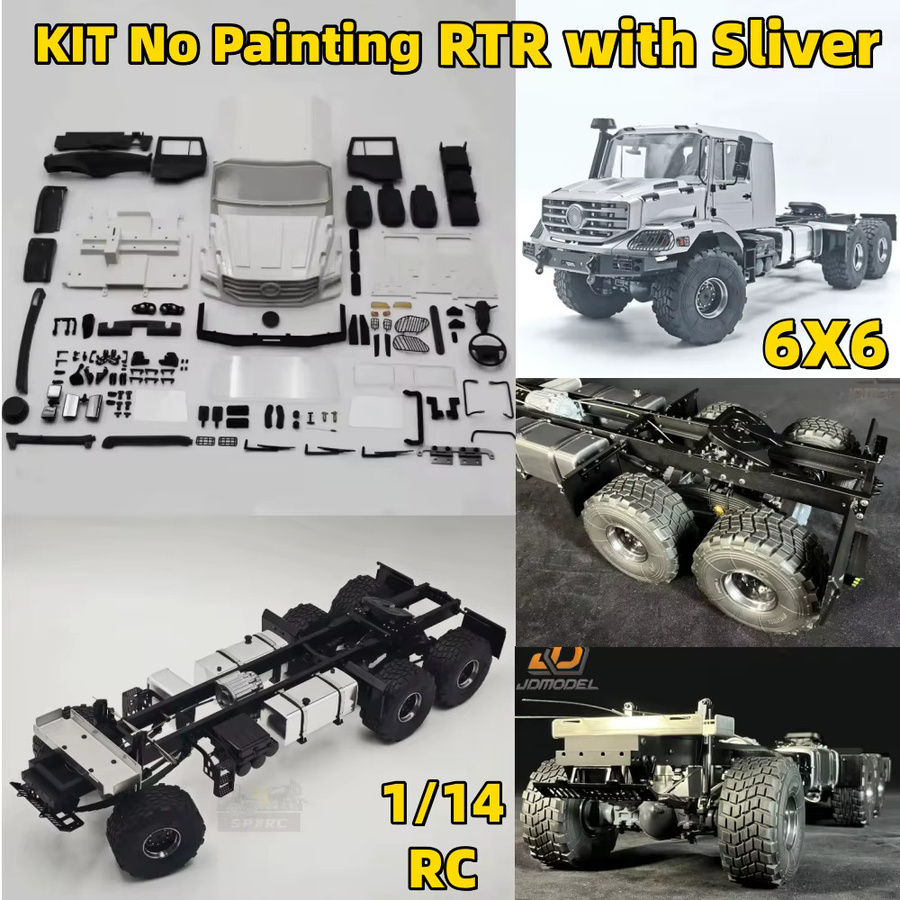JDMODEL Off-Road-Militär-LKW 6x6 RTR KIT JDM-218, ferngesteuert, Maßstab 1:14 - Bild 2