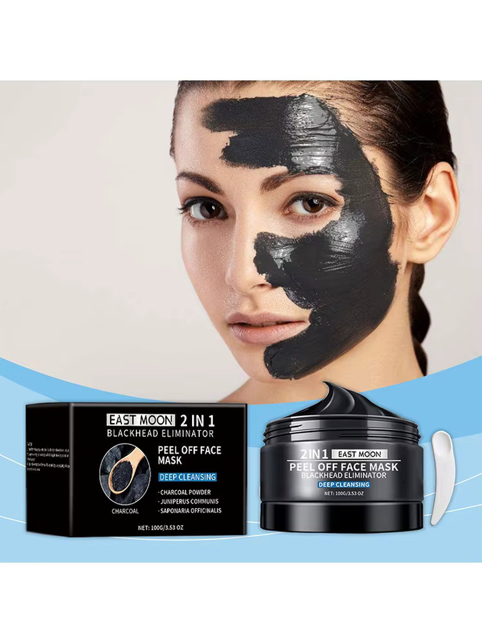 eelhoe Bambuskohle-Maske, Reinigungscreme für fettige Haut, Unisex - Bild 6