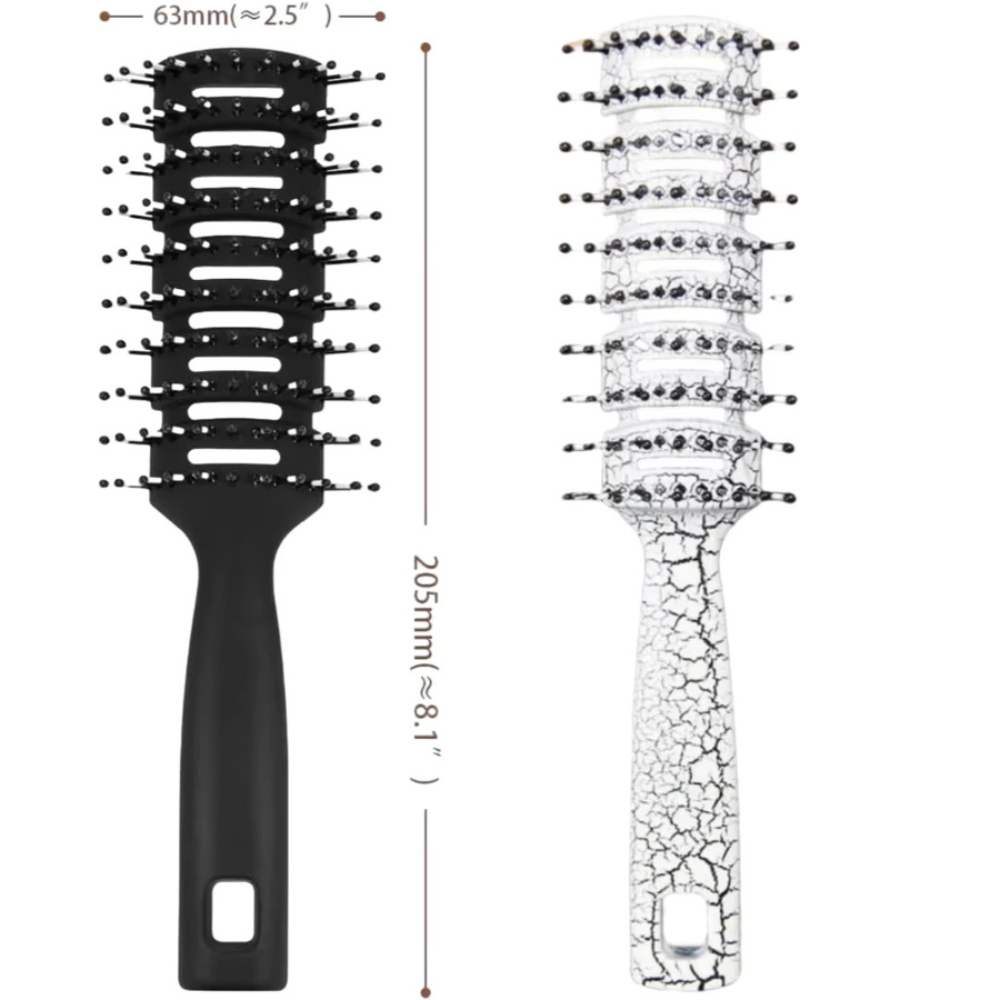 Friseurkamm, Haarbürste in Fischgrätenform - Bild 5