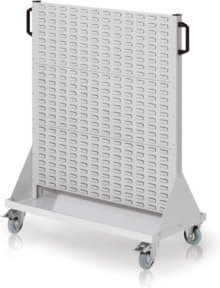 Kappes RasterMobil Rollwagen Gr. 3 Mod. E70 in Grau mit Rollen und Feststellbremse aus Kunststoff B/T/H: 123 x 100 x 50 cm - Bild 1