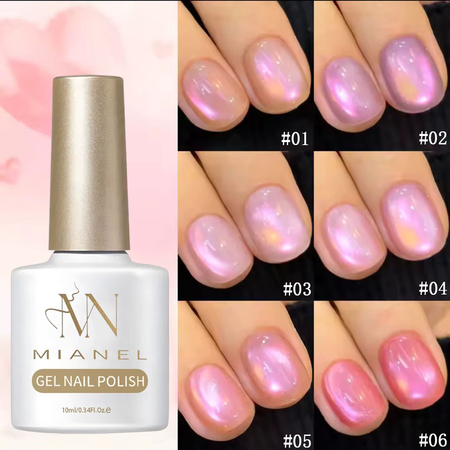 MIANEL Princess Confession Magnetischer Katzenaugen-Gel-Nagellack, Rosa, 10 ml - Bild 2