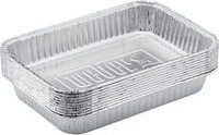Weber Alu-Tropfschalen für Gas- und Elektrogrills, Silber, 10 Stück - Bild 1