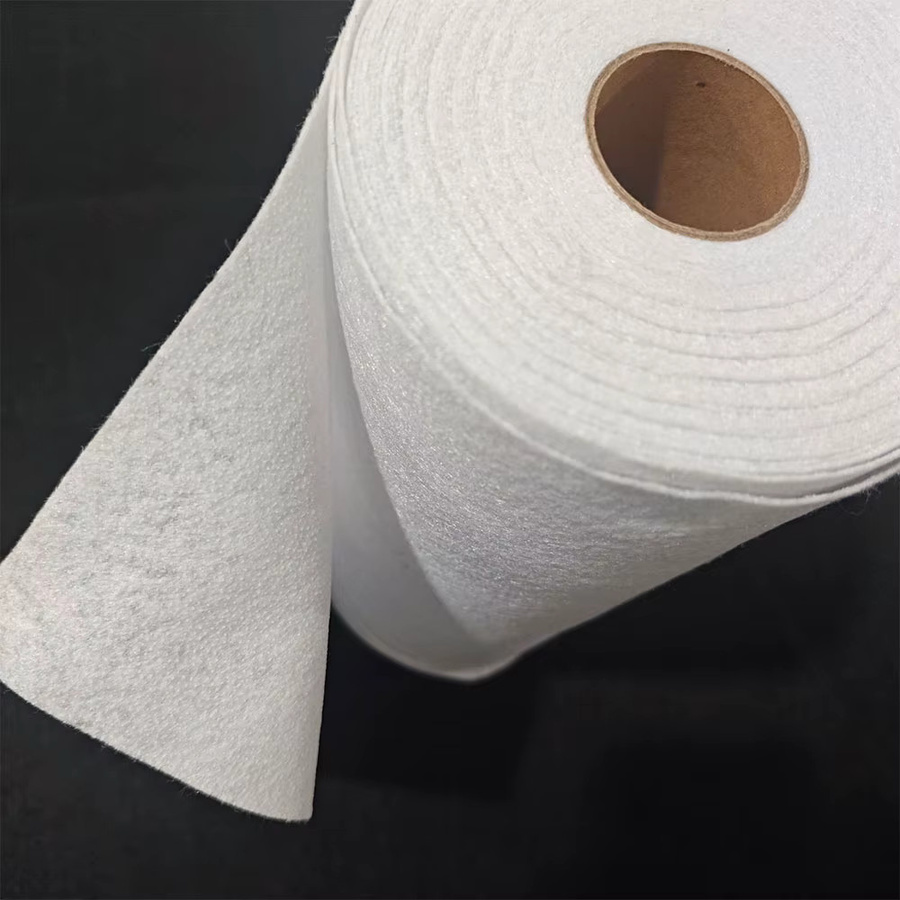 Weiße Vlies-Einlage zum Aufbügeln aus Polyester, schmelzbarer Bastelstoff, Breite: 30,48 cm, Länge: 14,94 m - Bild 4