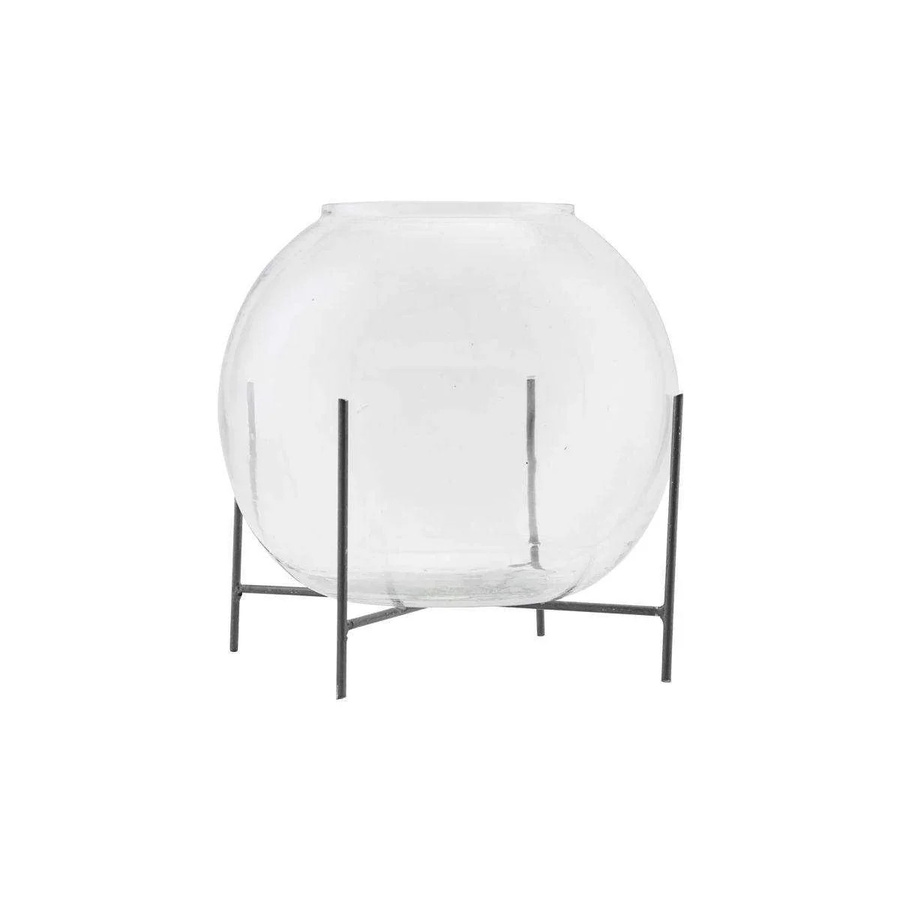House Doctor Vase Ada Glaskugel transparent Höhe: 20 cm - Bild 1