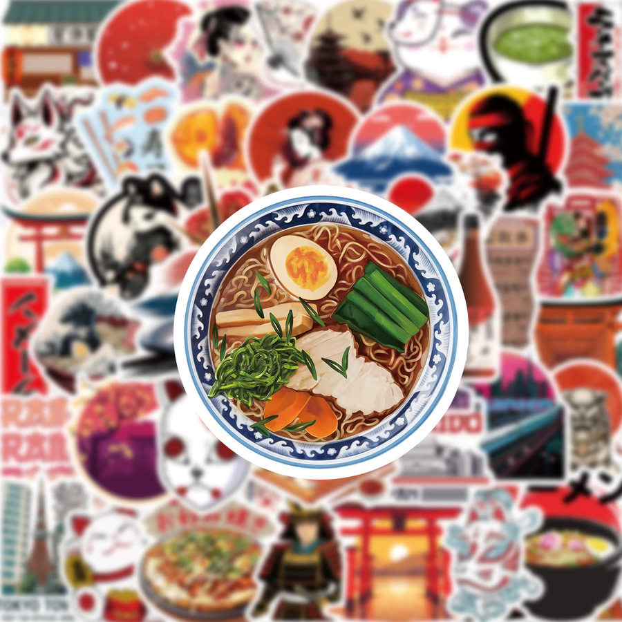 GOGOTU Japanische Kultur Graffiti-Aufkleber, 50 Stück - Bild 2