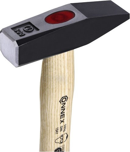 Connex Schlosserhammer mit Holzgriff in Bunt, 0,57 kg - Bild 1