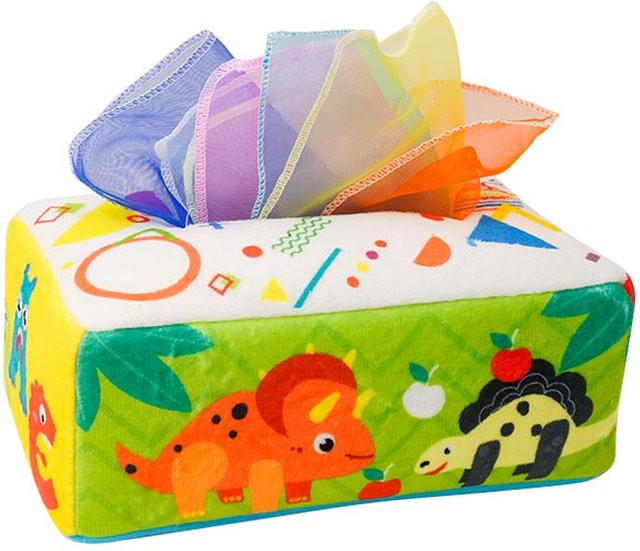 Yiran toy Montessori Taschentuchbox, Plüschtier, ab 0 Jahre - Bild 1