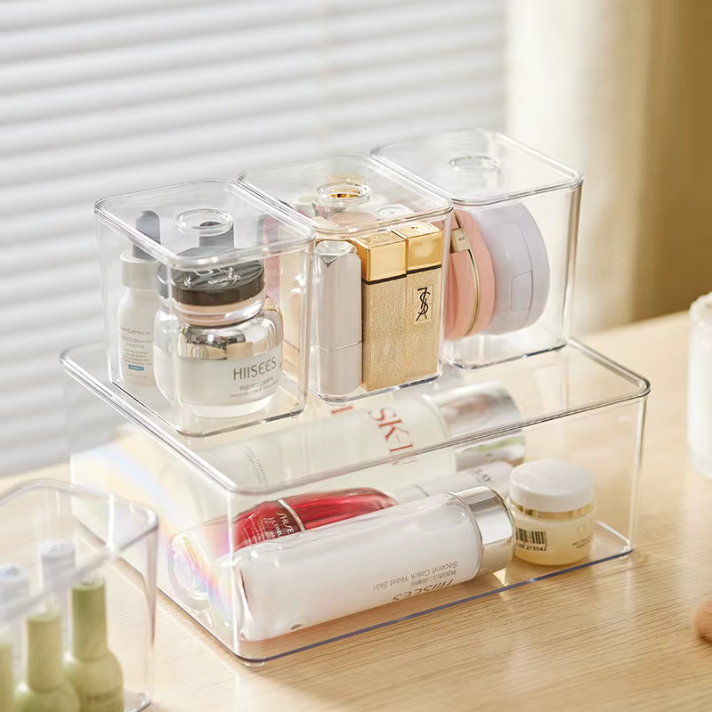 TAANY T1228 VIP Aufbewahrungsbox Set aus Acryl, Transparente Schubladenorganizer für Schreibwaren und Make-up - Bild 1