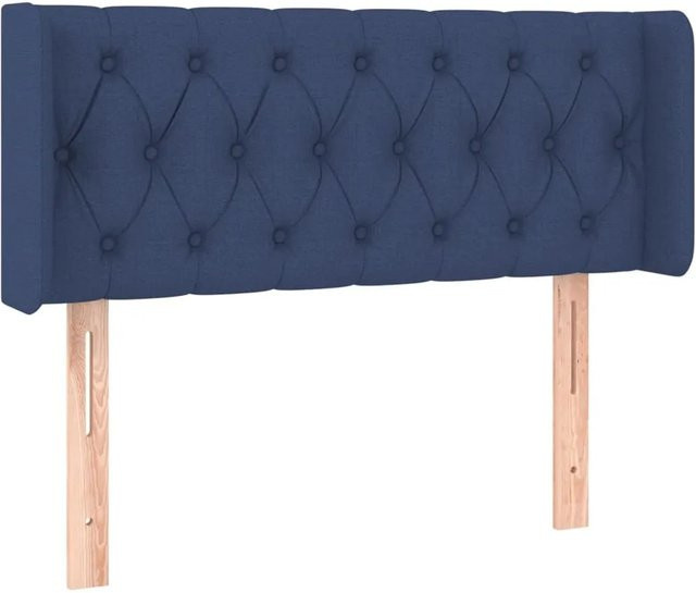 vidaXL LED Kopfteil in Blau mit USB-Ladeanschluss und integrierter Beleuchtung, B/T/H: 93 x 16 x 78/88 cm - Bild 1