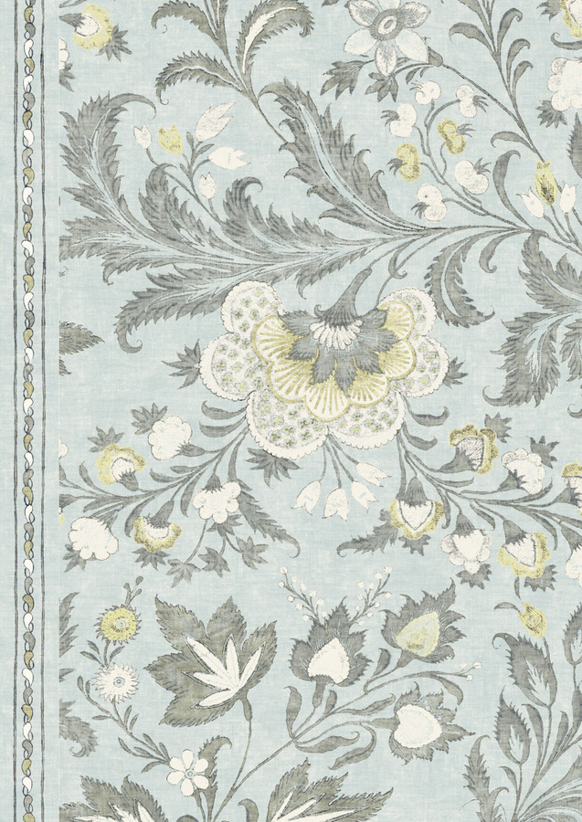 Lewis & Wood Tapete Coromandel Mimosa in Multicolour mit floralem Naturdesign aus Vlies - Bild 1