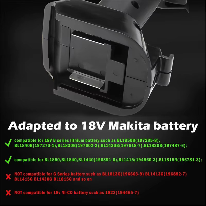Makita Akku-Säbelsäge mit 4 Sägeblättern, 3000 RPM, Blau, für Metall und Holzbearbeitung, kompatibel mit Makita LXT 18V Akku - Bild 3