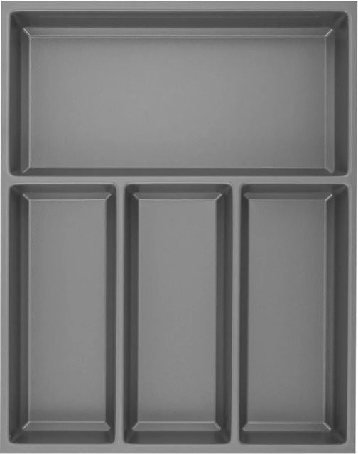 Agoform Besteckeinsatz Sky Schubladeneinsatz aus Kunststoff, Schiefergrau, B: 37,0 cm, T: 5,3 cm, H: 47,3 cm - Bild 1