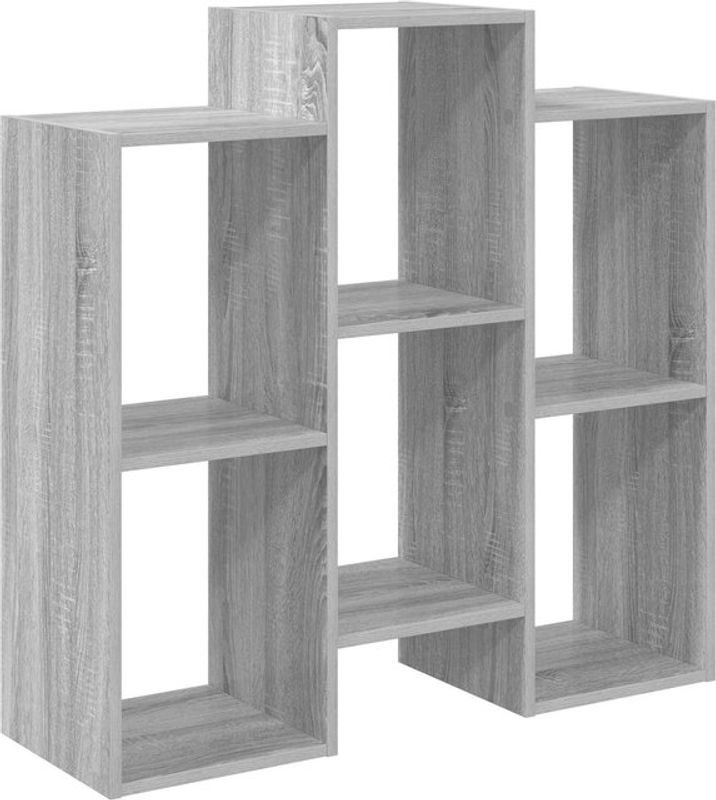 Modernes Sideboard vidaXL in Grau aus Holzwerkstoff, B/T/H: 90 x 30 x 90 cm - Bild 1