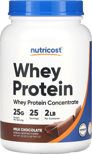 Nutricost Molkenproteinkonzentrat Milchschokolade 907 g - Bild 1