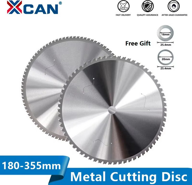 XCAN Hartmetall Kreissäge Klinge für Eisen und Stahl in Silber - Bild 1