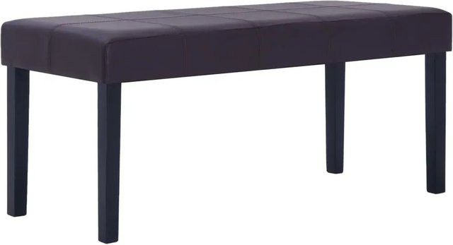 vidaXL Sitzbank aus Kunstleder in Braun, Breite: 106 cm - Bild 1