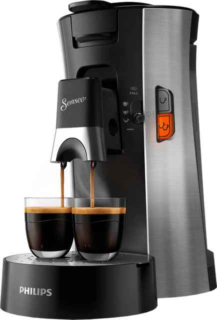Philips Senseo Select CSA250/10 Kaffeepadmaschine in Edelstahl Silber - Bild 1