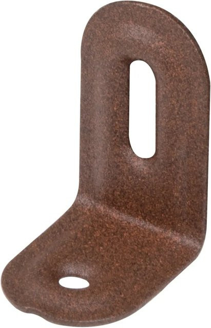 GAH Alberts Duravis Verstellwinkel aus Stahl, Rostbraun, B/H/T: 28 x 40 x 22 mm - Bild 1