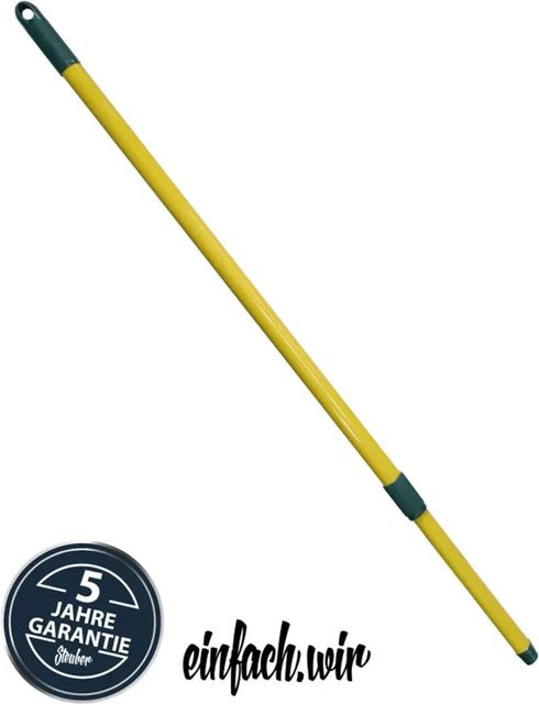 Steuber Teleskopstiel Grün-gelb, Höhe: 140 cm - Bild 1