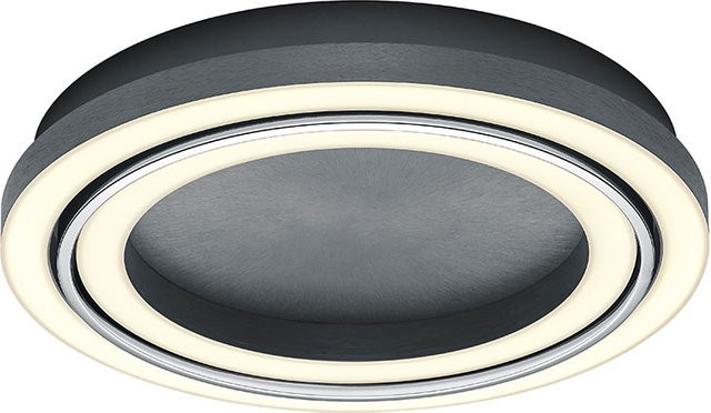 Elements Ben LED-Deckenleuchte Anthrazit mit Tunable White und Fernbedienung, rund - Bild 2