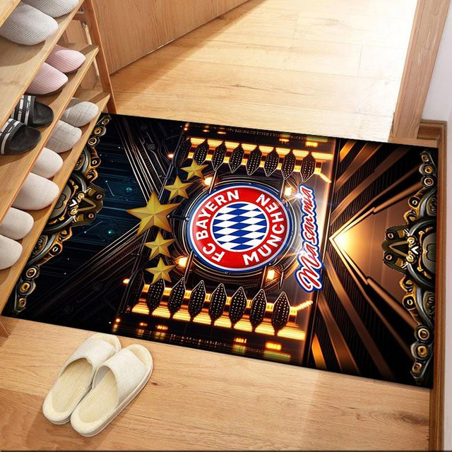 FC Bayern München Fan Teppich von LivSpaceVibe, rechteckig, mehrfarbig, B: 60 cm, T: 40 cm - Bild 1