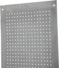 Regalwerk BERT Seitenwand Lochblech grau galvanisiert H: 232,5 cm, T: 80 cm - Bild 1