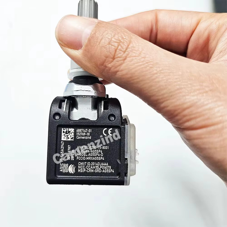 4er Set Vorprogrammierter TPMS Reifendruckkontrollsystem Sensor 433MHz für BMW 1 2 3 4 5 6 7 8 Serie in Schwarz - Bild 2