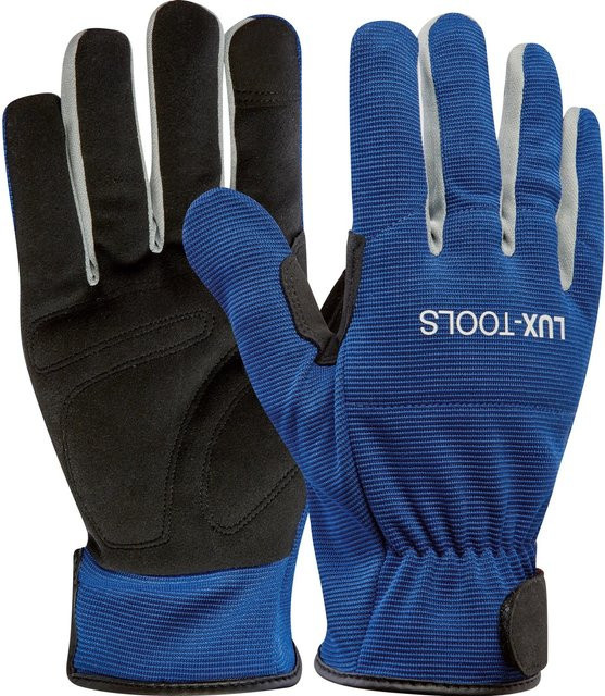LUX-TOOLS Arbeitshandschuh Tough in Blau, Größe XL - Bild 1