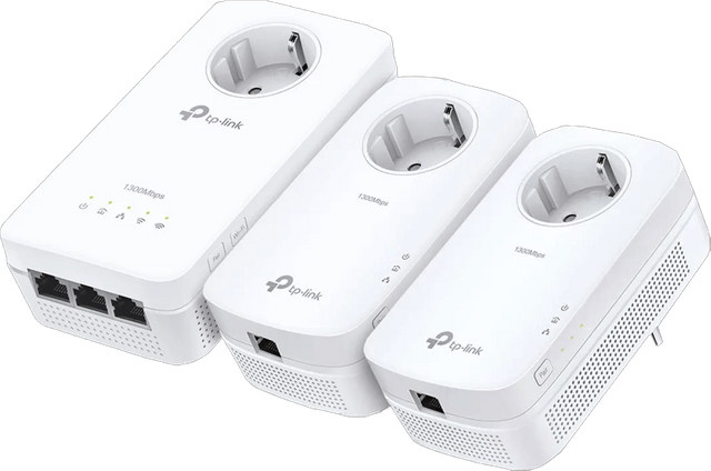 TP-Link TL-WPA8631P Kit 3 Powerline-Adapter - Bild 1