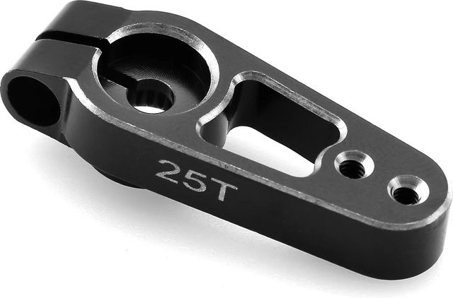 Semalam Aluminium-Servoarm für RC Cars Trucks Crawlers, Metall, Schwarz - Bild 1