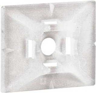 Legrand Befestigungszubehör schraubbar und selbstklebend in Beige und Transparent, 100 Stück - Bild 1