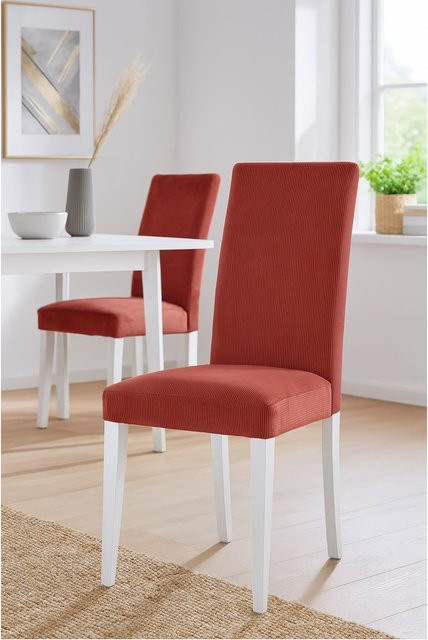 Möbel direkt online Esszimmerstuhl Stella Set aus Buchenholz in Weiß - Bild 1
