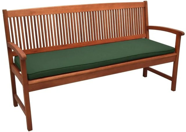 Beautissu Loft BK Bankauflage Dunkelgrün B/T/H: 100 x 48 x 5 cm - Bild 1