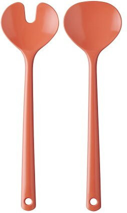 Mepal Salatbesteck Synthesis XL 2-teilig in Coral mit mattem Finish - Bild 1